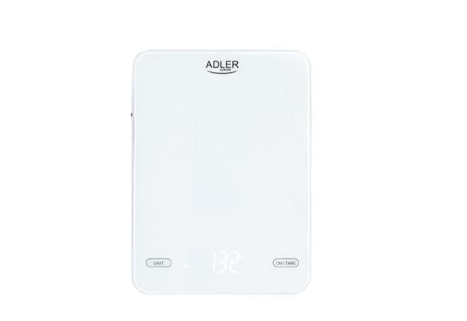 Adler AD3177w Konyhai mérleg, 10kg, Újratölthető