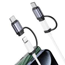 USAMS SJ677LN01 lightning to usb-c PD gyorstöltő adatper 30W