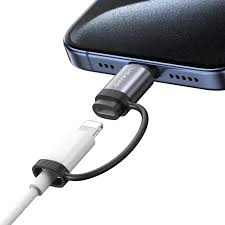 USAMS SJ677LN01 lightning to usb-c PD gyorstöltő adatper 30W