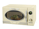 Kalorik MW2500DG Retro mikró 25L, Krémszín
