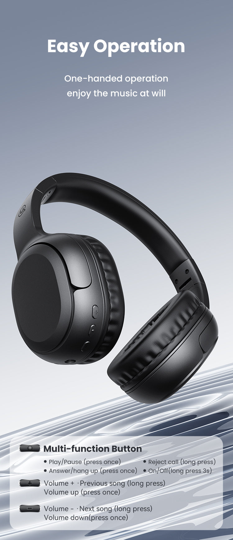 Usams YG23 Bluetooth fejhallgató Bt 5.3