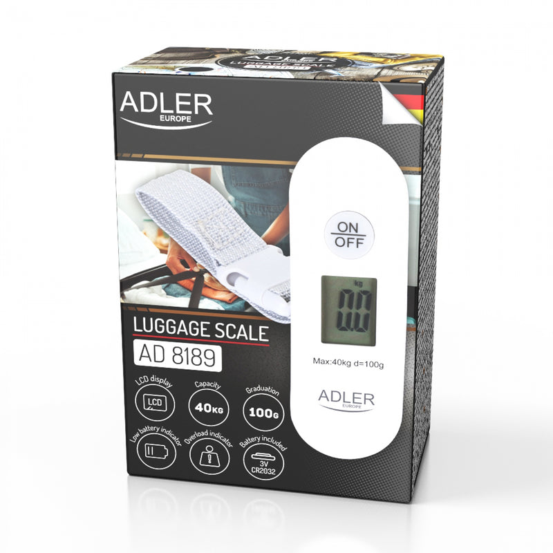Adler AD8189 Digitális poggyász-, bőröndmérleg