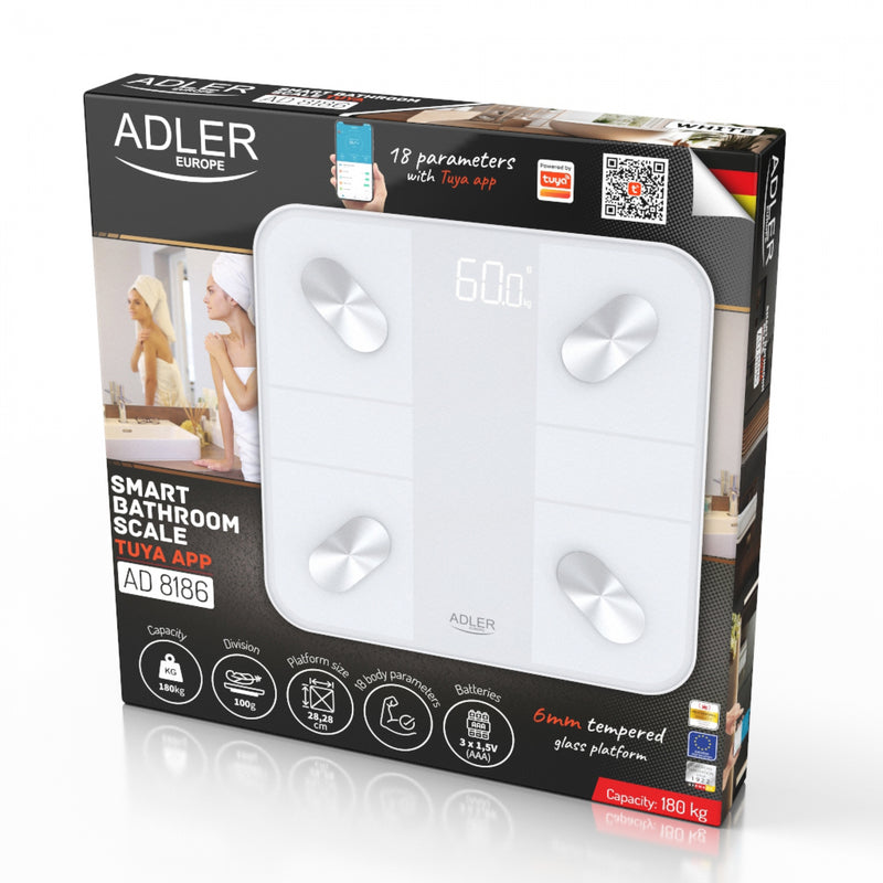 Adler AD8186w Diagnosztikai okos mérleg