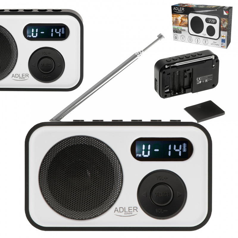 Adler AD1906 PLL AM/FM digitális rádió