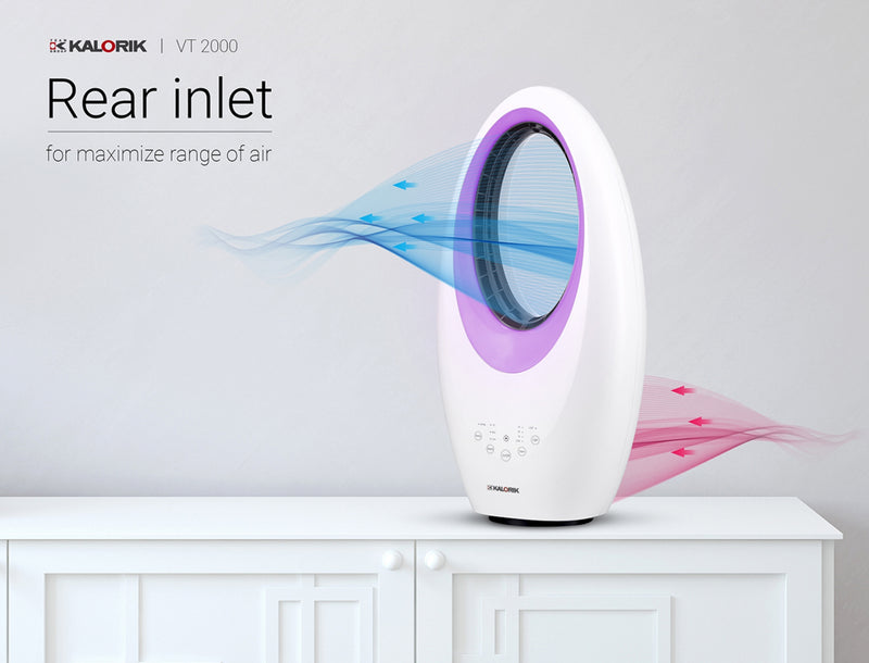 Kalorik VT2000 Lapát nélküli ventilátor, fehér