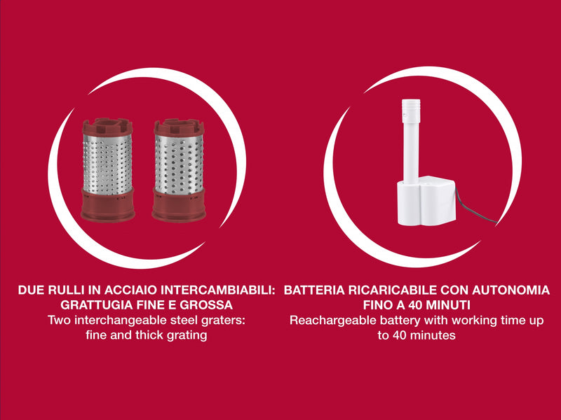 BEPER 90.071 Akkumulátoros sajtreszelő