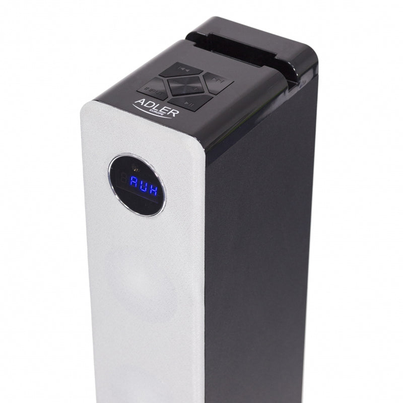 Adler AD1162 HI-FI torony, 40W, Ezüst