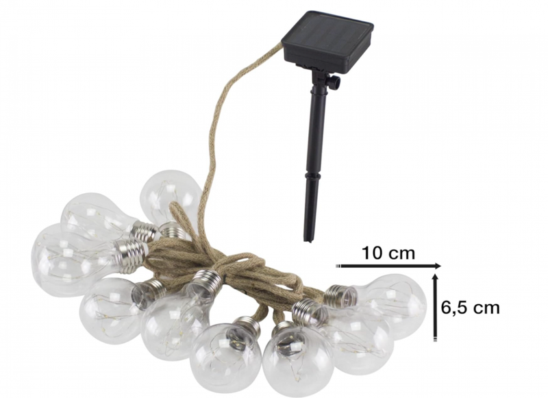 Beper P207ILO500  Napelemes lámpa kötélen