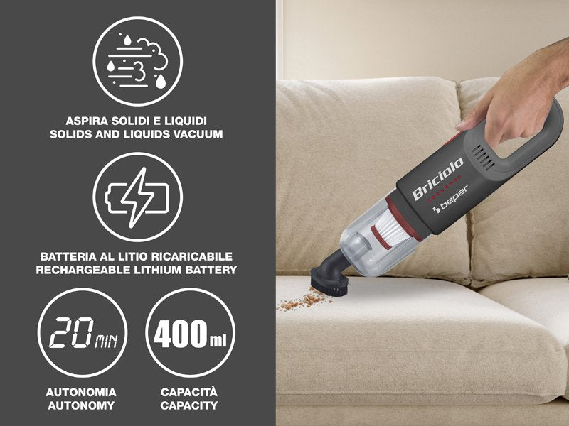 Beper, P202ASP401 Újratölthető kézi porszívó