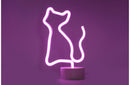 YOOUP LED ASZTALI NEON DEKORÁCIÓ CAT PINK