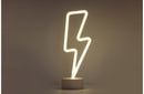 YOOUP LED ASZTALI NEON DEKORÁCIÓ LIGHTNING SÁRGA