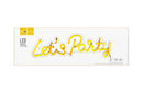 YOOUP LED FALI NEON DEKORÁCIÓ PLEXI HÁTLAPPAL LETS PARTY