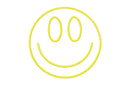 YOOUP LED FALI NEON DEKORÁCIÓ PLEXI HÁTLAPPAL SMILE