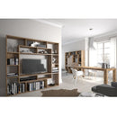 Széthúzható ebédlőasztal, tölgyfa lefkas, 160-203x90 cm, MONTANA STW