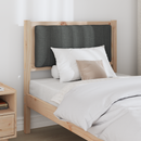vidaXL Kárpitozott fejtámla fejtámlával Barna 80 cm Tömör fenyőfa