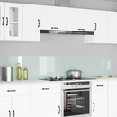 vidaXL Konyhai hátfal 2 pcs Fehér 110 x 40 cm edzett üveg