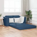 vidaXL Kanapéágy 60cm Kék szövet