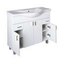 Viva STYLE Ekonomik 100 lábon álló fürdőszobabútor Sanovit ALBATROS 10100 mosdókagyló 99,5x46,5cm