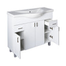 Viva STYLE Ekonomik 100 lábon álló fürdőszobabútor Sanovit ALBATROS 10100 mosdókagyló 99,5x46,5cm