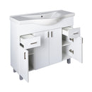 Viva STYLE Ekonomik 100 lábon álló fürdőszobabútor Sanovit ALBATROS 10100 mosdókagyló 99,5x46,5cm