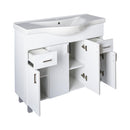 Viva STYLE Ekonomik 100 lábon álló fürdőszobabútor Sanovit ALBATROS 10100 mosdókagyló 99,5x46,5cm