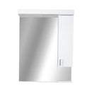 Viva STYLE Tükrös fürdőszobai szekrény LED világítással - JOBBOS szekrénnyel - 75 x 97 x 15 cm