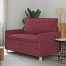 vidaXL Kanapé Bordó 126 x 81 x 87,5 cm Szövet