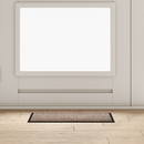 vidaXL Ajtószőnyeg Bézs 60 x 40 x 1.2 cm Mackófleece