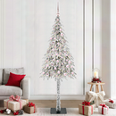 vidaXL Karácsonyfa 300 LED-del állvánnyal Fehér 210 cm PE és Acél