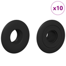 vidaXL Foci asztali labda csapágyak 10 pcs Fekete 5 x 5 x 2,8 cm PP