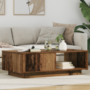 vidaXL Dohányzóasztal fiókkal Öreg fa 95 x 55 x 31 cm Faanyag
