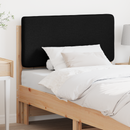 vidaXL Kárpitozott fejtámla Barna és fekete 75 cm Tömör fenyőfa