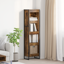 vidaXL Könyvespolc Füstös tölgy 40 x 30 x 155 cm Faanyag