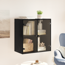 vidaXL Fali Szekrény Fekete tölgy 68 x 37 x 68,5 cm Faanyag