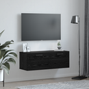 vidaXL Fali Szekrény Musta tammi 100 x 36.5 x 35 cm Faanyag