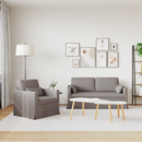 vidaXL Kanapé Szett 2 pcs Tópszínű 158 x 78 x 80 cm szövet
