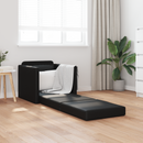 vidaXL Kanapéágy 60cm Fekete Mübőr