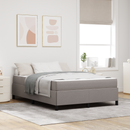 vidaXL Boxrugós ágy matracmal Tópszínű 140 x 190 cm szövet