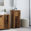 vidaXL Fürdőszobai Szekrény Szett TULUM Öreg fa 37 x 31,5 x 82 cm