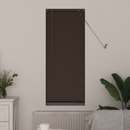 vidaXL Zsaluzia Sötét barna mintával 150 x 60 cm 25 mm PVC