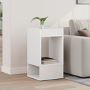 vidaXL Végasztal Fehér 30 x 30 x 56 cm Faanyag