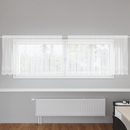 vidaXL Csipkés Függöny függönyökkel Fehér 100 x 300 cm Poliészter