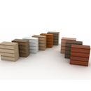 2 fiókos éjjeliszekrény, fehér, HANY NEW 002