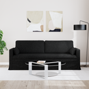 vidaXL Kanapé Fekete 198 x 78 x 80 cm szövet