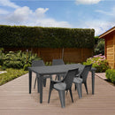 Fuante kerti bútor garnitúra szett grafit