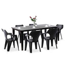 Fuante kerti bútor garnitúra szett grafit