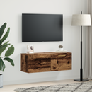 vidaXL Fali Szekrény Régi fa 100 x 36.5 x 35 cm Faanyag