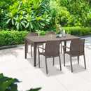 Fubali 4+1 kerti bútor garnitúra szett színben cappuccino színben