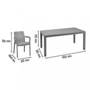 Fubali 4+1 kerti bútor garnitúra szett színben cappuccino színben