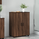 vidaXL Fürdőszoba Székény Barna Tölgy 60 x 35 x 80 cm Faanyag & Fém